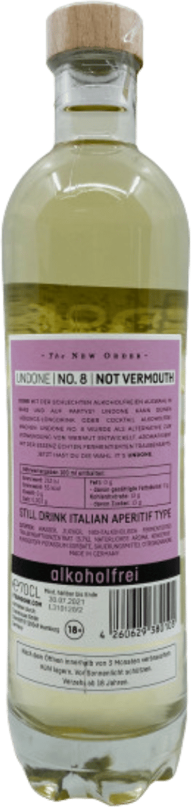 Buy No. | Vermouth 8 Free Honest Alcohol UNDONE & Rare