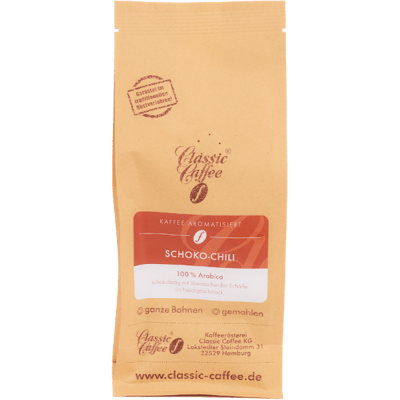 Aromatisierter Kaffee - Schoko-Chili