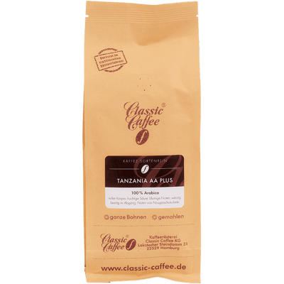 Kaffee Tanzania AA Plus — 500g