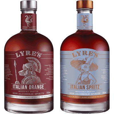 Lyre's Non-Alcoholic Spirits Tasting Pack - Bitters (Italian Orange + Italian Spritz)