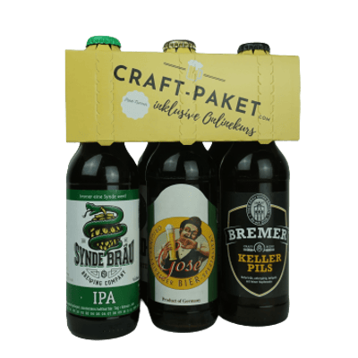 Craft-Paket - die Bierbox mit Online-Tasting (6x Biere á 0,33l)
