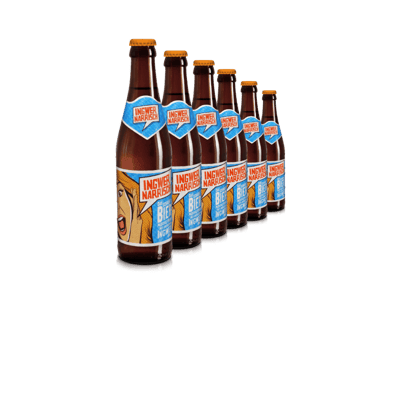 Ginger foolish - mixed beer drink with ginger syrup - six pack