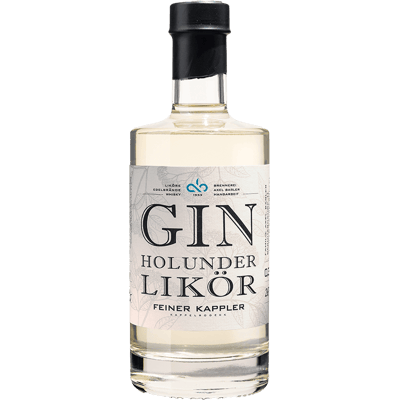 Gin elderberry liqueur