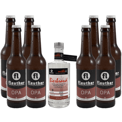 Niederrheinisches Altherrengedeck OPA (1x Bierbrand + 8x OPA Pale Ale)