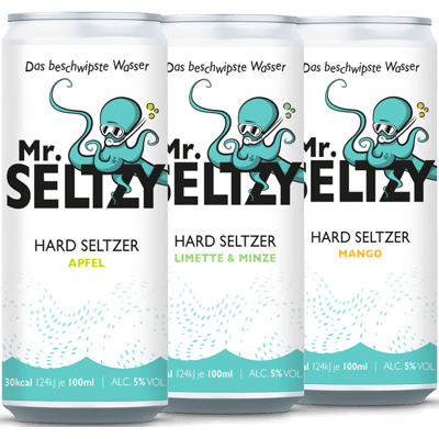 Mr. Seltzy - The Tipsy Water - Tasting Pack (4x each Apple, Mango & Lime-Mint) | Hard Seltzer