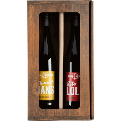 Sankt Pauli Weinpaket - Rote Lola & Blonder Hans (1x Rotwein + 1x Weißwein)