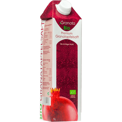 Organic pomegranate juice 9 pack