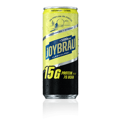12x JoyBräu non-alcoholic - PROTEIN BEER LEMON in a can