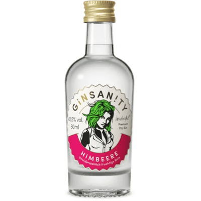 Ginsanity Himbeere - Premium Dry Gin 50ml