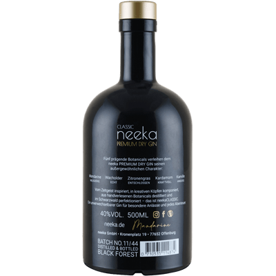 neeka CLASSIC - Mandarinen Dry Gin 2