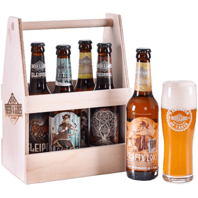 A handful of gods - 5x craft beer + beer glass