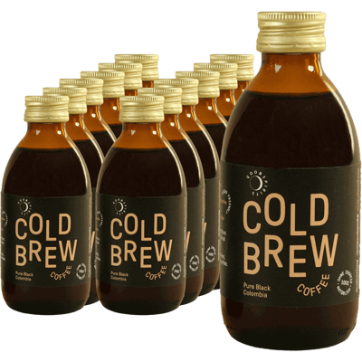 12x Pure Black Colombia Organic - Cold Brew Coffee
