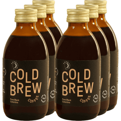6x Pure Black Colombia Bio - Cold Brew Coffee