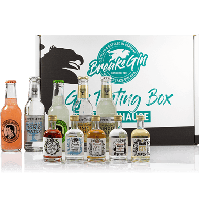 Breaks Gin Tasting Box 2 (5 different gins + 5 different tonic waters)