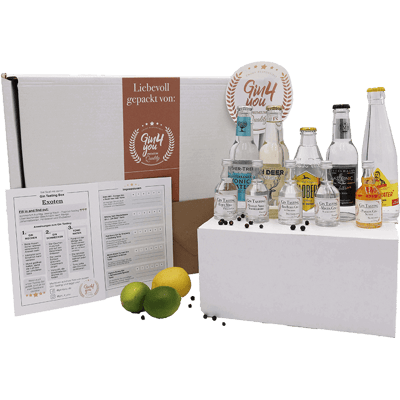 Gin Tasting Box - Exotics (5 x gin + 5x tonic water)