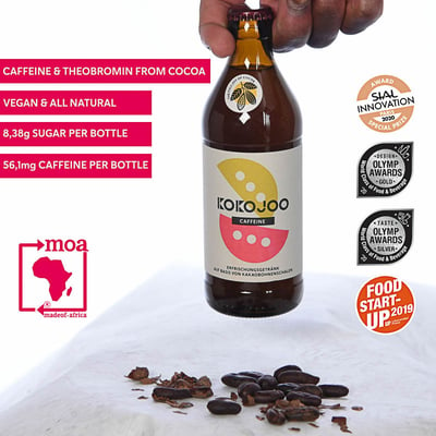 kokojoo caffeine - Kakaofrucht Erfrischungsgetränk mit Koffein