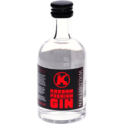 Konsum Premium Gin Waldbeere Miniatur