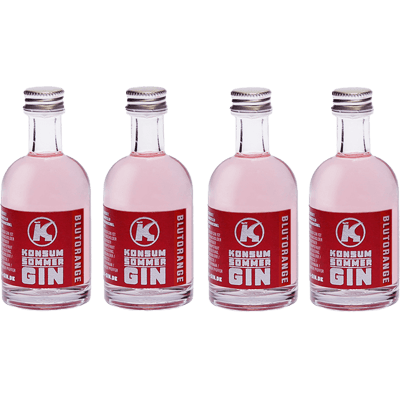 Konsum Sommer Gin Blutorange Miniatur 2