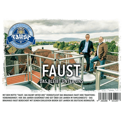 Brauhaus Faust beer package (12x beer specialties, different varieties)
