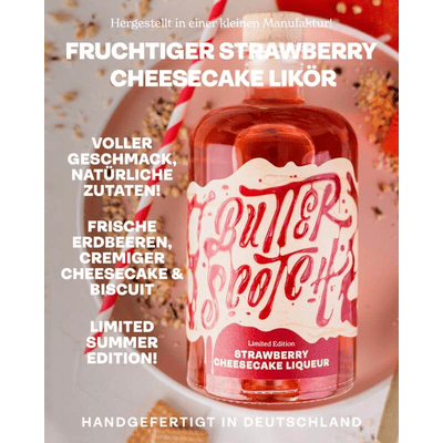 Butterscotch - Strawberry Cheesecake Liqueur 2