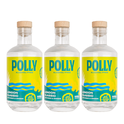 POLLY London Classic Vorteilspaket – 3x Alkoholfreie Gin-Alternative