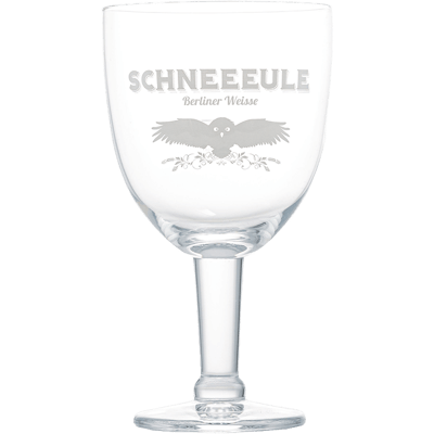 Snowy owl goblet - beer glass