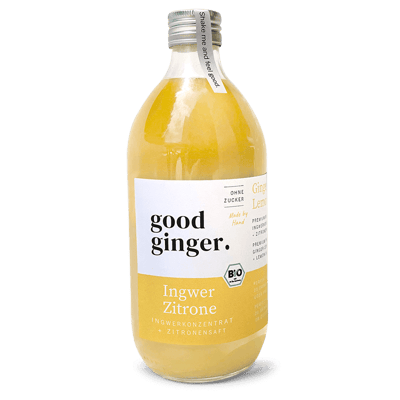 Good Ginger Ingwer Zitrone - Bio Ingwerkonzentrat + Zitronensaft
