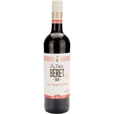 Le Petit Béret Rouge Cabernet Sauvignon - Non-alcoholic organic red wine