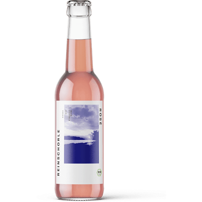 12x REINSCHORLE Rosé – Bio Weinschorle in der Flasche