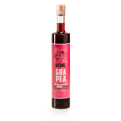 Bzone Grapea - Roter Weinbergpfirsichlikör mit Traube