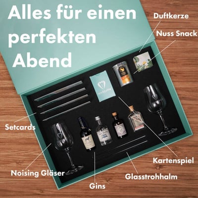 Couchtasting Gin Box - Gin Tasting Set 4
