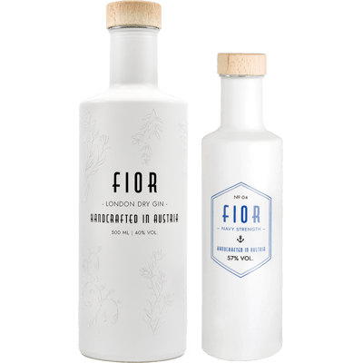 Gin FIOR 2er Set (1x London Dry Gin + 1x Navy Strength Gin)