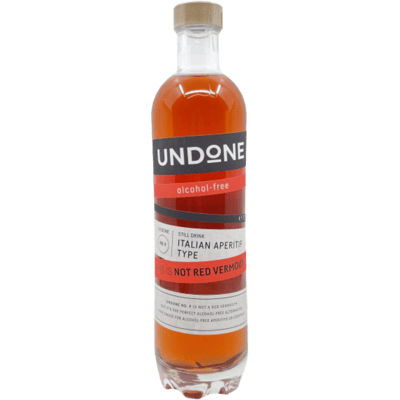 UNDONE No. 9 Italian Aperitif Type - Not Red Vermouth - non-alcoholic Vermouth-Alternaive