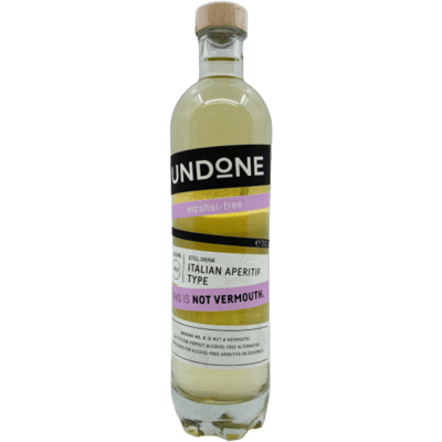 UNDONE No. 8 Italian Aperitif Type - This is not Vermouth - non-alcoholic Vermouth-Alternaive