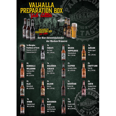 Valhalla Preparation Box Yule Edition - Craft Beer Adventskalender