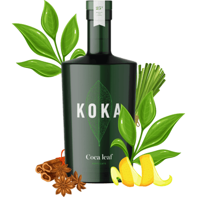 Coca distillate - spirit from coca leaves