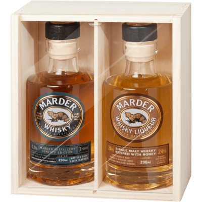 Marder Whisky Probierset (1x Whisky Classic + 1x Whisky Liqueur)
