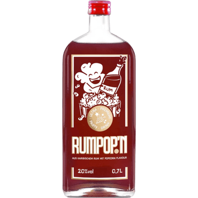 RUMPOP'N - Rum liqueur with popcorn flavor