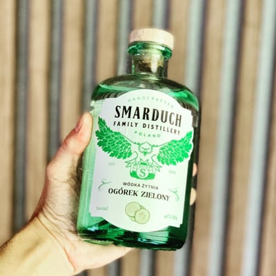 Wódka żytnia Ogórek Zielony - "Rye Vodka Green Cucumber