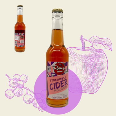 9x Rhein g'schmeckt "Apple & Berry" Cider