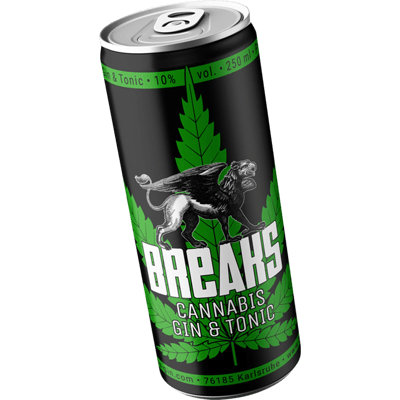 Breaks Cannabis Gin & Tonic - Pre-Mixed Longdrink 2