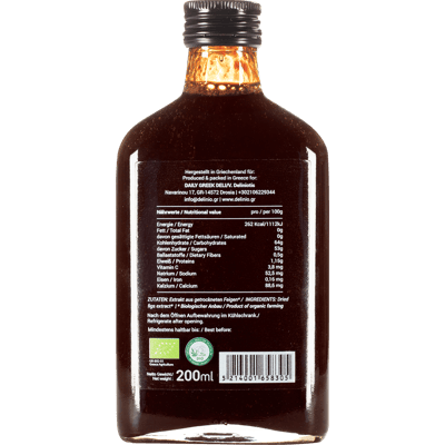 Organic fig syrup