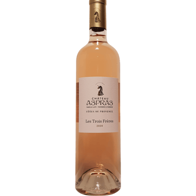 Trois Frères 2020 rosé AOP Côtes des Provence - rosé wine cuvée