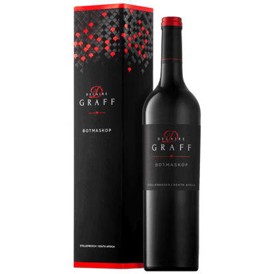 Delaire Graff Botmaskop 2018 in gift box - red wine