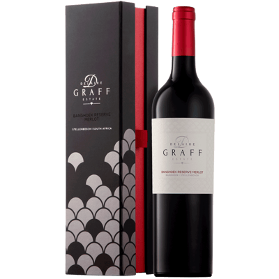 Delaire Graff Banghoek Reserve Merlot 2020 in gift box - Red wine