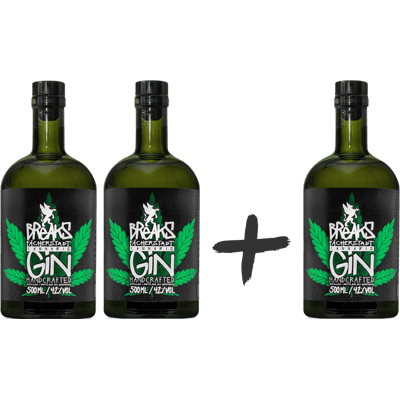 [3 für 2 Aktion: 2x bezahlen, 3x erhalten] Breaks Cannabis Gin