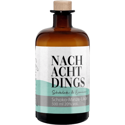 Nachachtdings - Chocolate liqueur with ice mint