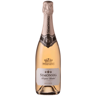 Simonsig Kaapse Vonkel Brut Rosé 2020 - Sparkling wine