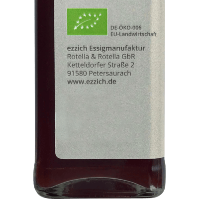 ezzich Bio Rotwein Balsam - Balsam-Essig 4