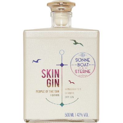 Skin Gin People of the Sun Edition Sun Boat & Stars - Dry Gin